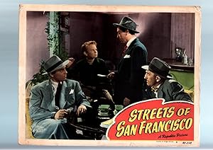 Bild des Verkufers fr STREETS OF SAN FRANCISCO-1949-NOIR-LOBBY CARD VG zum Verkauf von DTA Collectibles