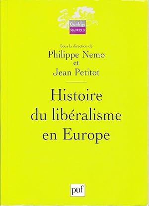 Histoire du libéralisme en Europe.