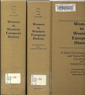 Bild des Verkufers fr Women in Western European History (2 Volumes); 1: From Antiquity to The French Revolution;. 2: The Nineteenth and Twentieth Centuries (A Select Chronological, Geographical, and Topical Bibliography) zum Verkauf von Alplaus Books