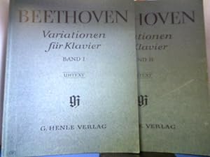 Beethoven. Variationen für Klavier. Urtext. 2 Bände. Hrsg. von Mitarbeitern des Beethoven-Archivs...