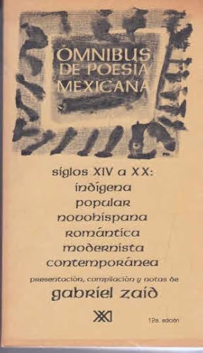 Bild des Verkufers fr Omnibus de poesia mexicana zum Verkauf von AMAHOFF- Bookstores