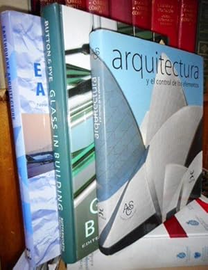 Immagine del venditore per GLASS IN BUILDING + EARTHQUAKE ARCHITECTURE New construction techniques for earthqhake disaster prevention + ARQUITECTURA Y EL CONTROL DE LOS ELEMENTOS (3 libros) venduto da Libros Dickens