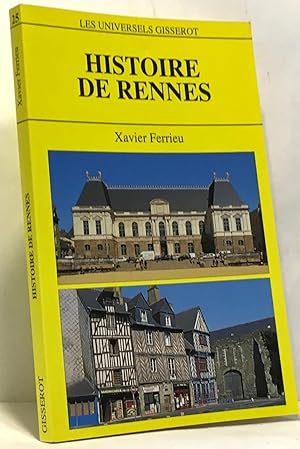 Seller image for Histoire de Rennes for sale by crealivres