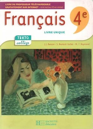 Seller image for Fran?ais 4e. Livre unique - Jean-Jacques Besson for sale by Book Hmisphres