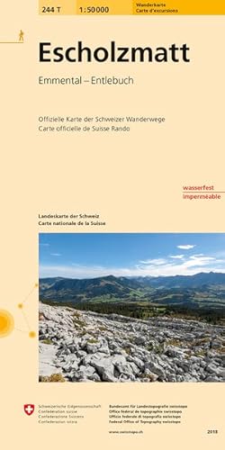 Bild des Verkufers fr 244T Escholzmatt Wanderkarte Emmental - Entlebuch zum Verkauf von primatexxt Buchversand