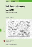 Bild des Verkufers fr 5022 Willisau Sursee Luzern 1 : 50 000, Zusammensetzung. Landeskarte der Schweiz (National Map Composite) zum Verkauf von primatexxt Buchversand