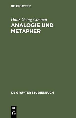 Bild des Verkufers fr Analogie und Metapher : Grundlegung einer Theorie der bildlichen Rede zum Verkauf von AHA-BUCH GmbH