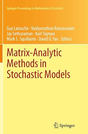 Seller image for Matrix-Analytic Methods in Stochastic Models for sale by AHA-BUCH GmbH