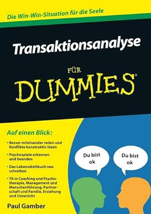 Seller image for Transaktionsanalyse fr Dummies for sale by AHA-BUCH GmbH
