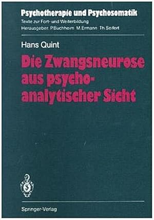 Imagen del vendedor de Die Zwangsneurose aus psychoanalytischer Sicht a la venta por AHA-BUCH GmbH