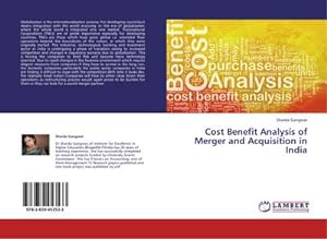 Immagine del venditore per Cost Benefit Analysis of Merger and Acquisition in India venduto da AHA-BUCH GmbH