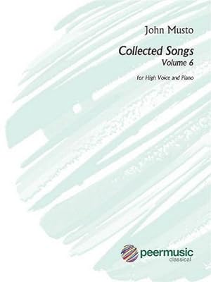 Bild des Verkufers fr Collected Songs vol.6for high voice and pioano zum Verkauf von AHA-BUCH GmbH