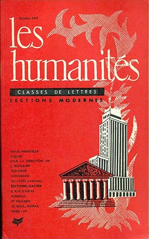 Les Humanités. Classes de Lettres. Sections modernes.No 2 .Dissertation philosophique:commentez c...