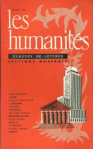 Les Humanités. Classes de Lettres.Sections modernes.No 5. Plan:la perception l'image le souvenir