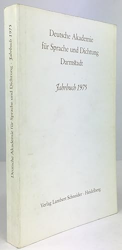 Bild des Verkufers fr Jahrbuch 1975. zum Verkauf von Antiquariat Heiner Henke
