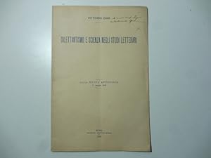 Dilettantismo e scienza negli studi letterari