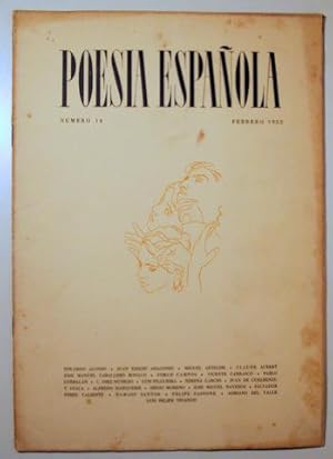 Bild des Verkufers fr POESA ESPAOLA. NM 14 - Madrid 1953 zum Verkauf von Llibres del Mirall