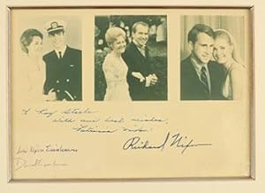 Imagen del vendedor de Signed photographs of Richard Nixon, Patricia Nixon, Julie Nixon Eisenhower and David Eisenhower a la venta por Wittenborn Art Books
