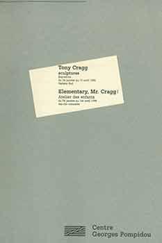 Bild des Verkufers fr Tony Cragg: Sculptures. Exposition. 24 janvier - 15 avril 1996. Centre Georges Pompidou, Gallerie Sud, Paris [Official Museum press kit. zum Verkauf von Wittenborn Art Books