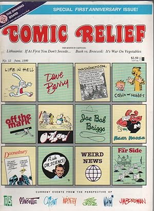 Bild des Verkufers fr Comic Relief June, 1990 Volume 2, No. 12 zum Verkauf von Biblio Pursuit