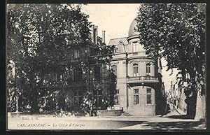 Carte postale Carcassonne, La Caisse d`Epargne