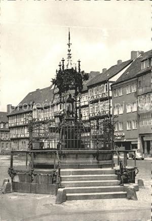 Hannover Schmiedebrunnen auf dem Holzmarkt Burgstr