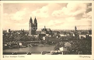 Magdeburg Panorama mit Kirche