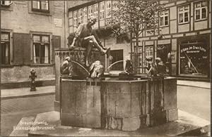 Bild des Verkufers fr Braunschweig Eulenspiegelbrunnen * zum Verkauf von Versandhandel Boeger