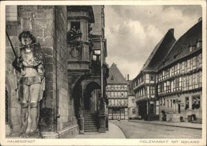 Halberstadt Holzmarkt Roland *