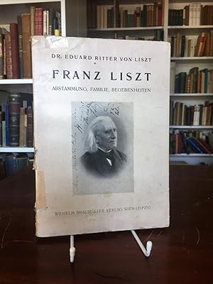 Image du vendeur pour Franz Liszt. Abstammung, Familie, Begebenheiten. mis en vente par Antiquariat Seibold