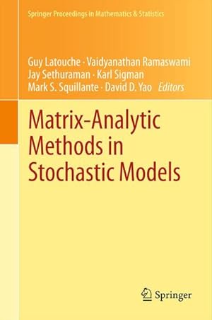 Bild des Verkufers fr Matrix-Analytic Methods in Stochastic Models zum Verkauf von AHA-BUCH GmbH