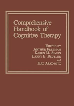 Bild des Verkufers fr Comprehensive Handbook of Cognitive Therapy zum Verkauf von AHA-BUCH GmbH