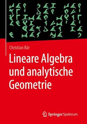 Bild des Verkufers fr Lineare Algebra und analytische Geometrie zum Verkauf von AHA-BUCH GmbH