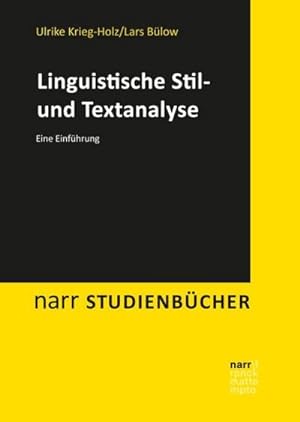 Seller image for Linguistische Stil- und Textanalyse : Eine Einfhrung for sale by AHA-BUCH GmbH