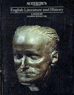 Sothebys July 1989 English Literature & History