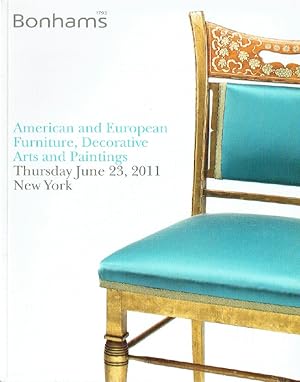 Bonhams June 2011 American & European Furniture, Decorative Arts and Paintings