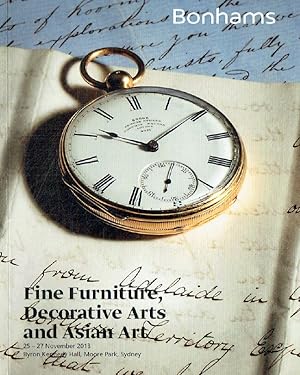 Bonahms November 2013 Fine Furniture, Decorative Arts & Asian Art