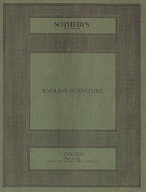 Sothebys October 1986 English Furniture