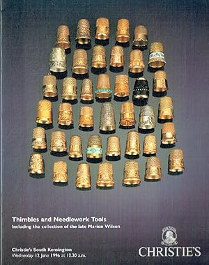 Christies June 1996 Thimbles and Needlework Tools Inc. Coll. Marion Wilson