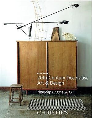 Christies June 2013 20th Century Decorative Art & Design