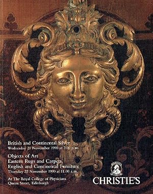 Christies November 1990 British & Continental Silver Rugs Carptes English and Co