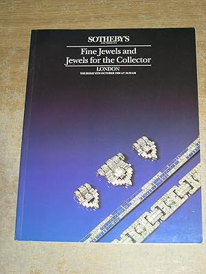 Sothebys London Fine Jewels & Jewels For The Collector 6 October 1988