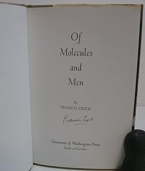 Seller image for Of Molecules and Men. SIGNED BY FRANCIS CRICK. for sale by Scientia Books, ABAA ILAB