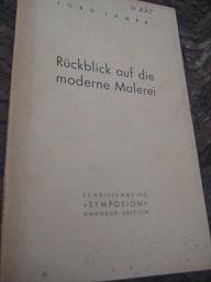 Seller image for Rckblick auf die moderne Malerei for sale by Alte Bcherwelt