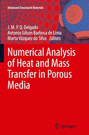 Bild des Verkufers fr Numerical Analysis of Heat and Mass Transfer in Porous Media zum Verkauf von AHA-BUCH GmbH