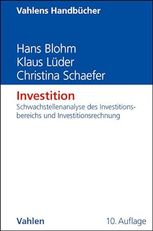 Imagen del vendedor de Investition : Schwachstellenanalyse des Investitionsbereichs und Investitionsrechnung a la venta por AHA-BUCH GmbH
