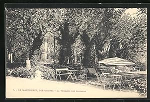 Carte postale Die, Le Martouret, La Terrasse des Platanes