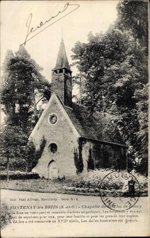 Ansichtskarte / Postkarte Fontenay les Briis Essonne, Vue de la Chapelle de St. Eloi de Soucy