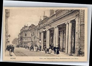 Reims Postamt Telegraphenamt Handelskammer Börse *