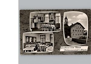 Postkarte Carte Postale Dietmannsried Gasthaus zum Bären